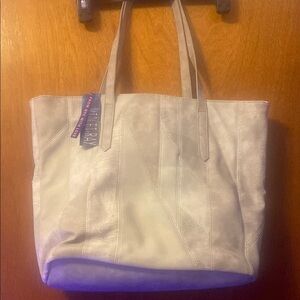 Violet Ray Elegant Gray Tote Bag